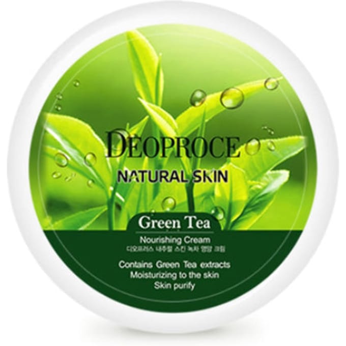 [Deoproce] Natural Skin Groene Thee Voedende Crème 100 g yellow
