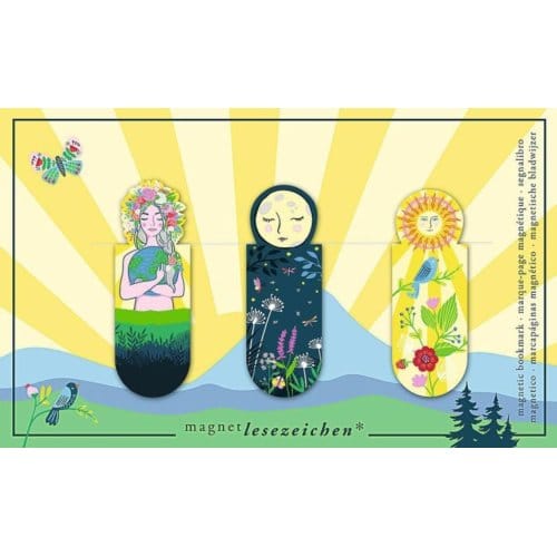 Magnetische boekenlegger - Ray of Light - Set van 3 - 2,1x5,5cm