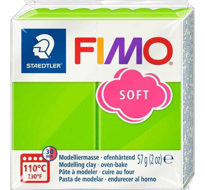 Boetseerklei Fimo soft 57 gram appelgroen