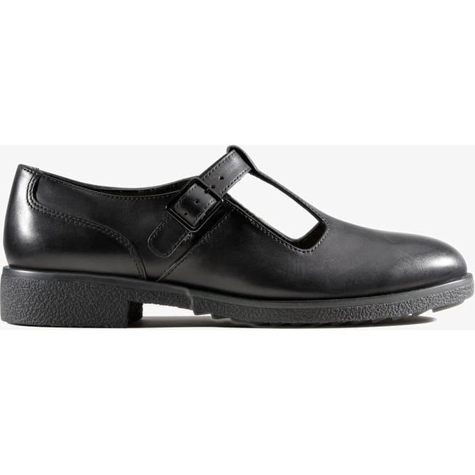 Griffin Stad Zwarte Leren Schoenen