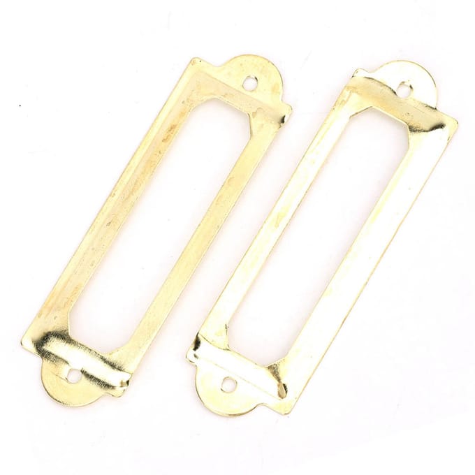 20 Stuks Lade Label Merk Studenten DIY Retro Lade Borden Plank Notitie AccessoireGeel geel