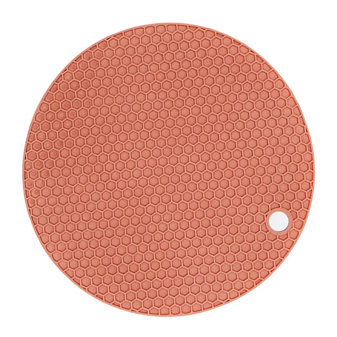 Onderzetter Rubber Antislip Diameter 18cm Dikte 0.5cm Zeer Efficiënte Warmte-isolatie Keukenpan brown