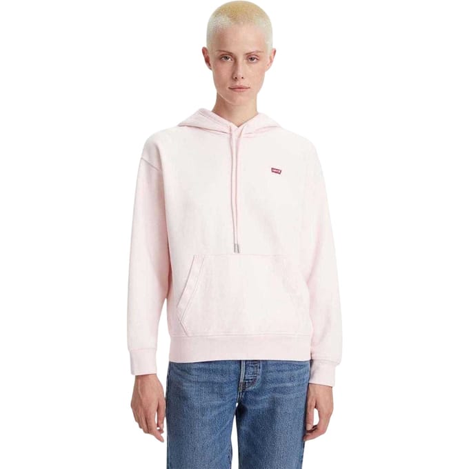 Levis Dames/Dames Relaxed Fit Hoodie (Roze)
