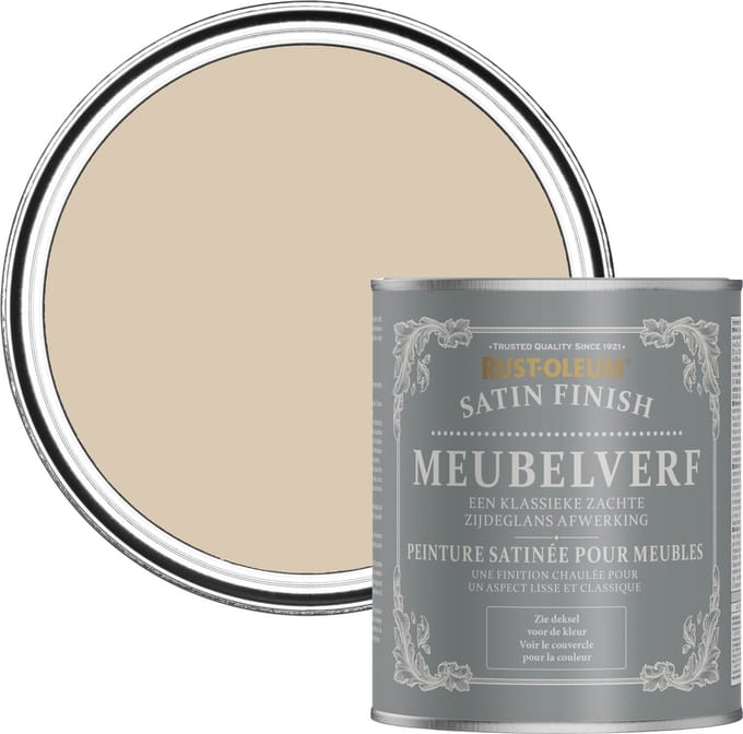 Rust-Oleum Lichtbruin Meubelverf Zijdeglans - Klei 750ml