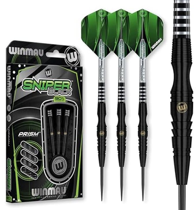 Dartpijlen 90% Tungsten Zwart - Perfecte Precisie