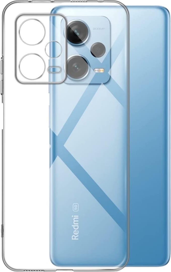 Hoesje voor Xiaomi Redmi Note 12 pro Plus 5G backcover Shockproof siliconen Transparant
