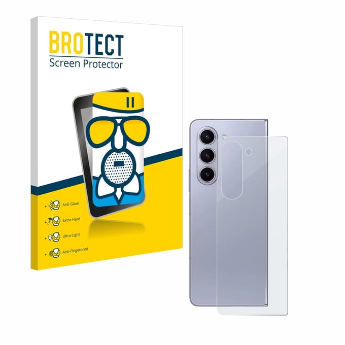 BROTECT - Screenprotector voor Samsung Galaxy Z Fold 5 (Achterkant) - Folie Beschermfolie Beschermglas matte