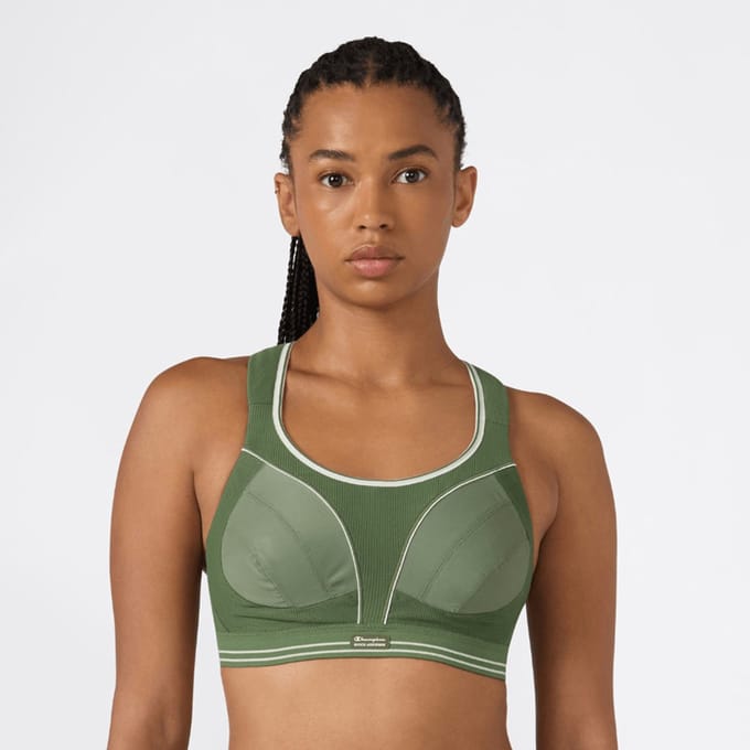 Shock Absorber Ultimate Run Bra - Bronze Green - 80F