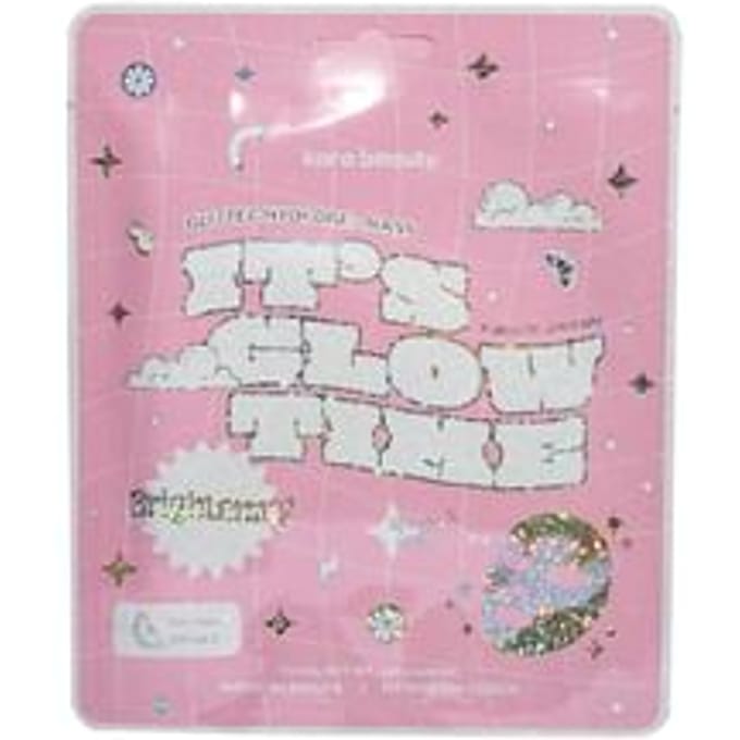 Kara Beauty - It's Glow Time Glitter Hydrogel Mask Sheet - 2 Types Hydrating - 25g