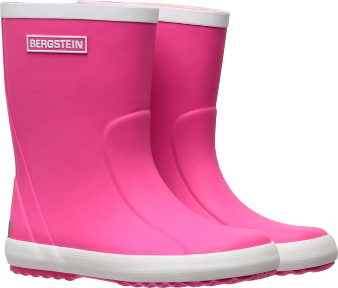 Bergstein Classic Limited Edition Unisex Junior Regenlaarzen - Neon Pink