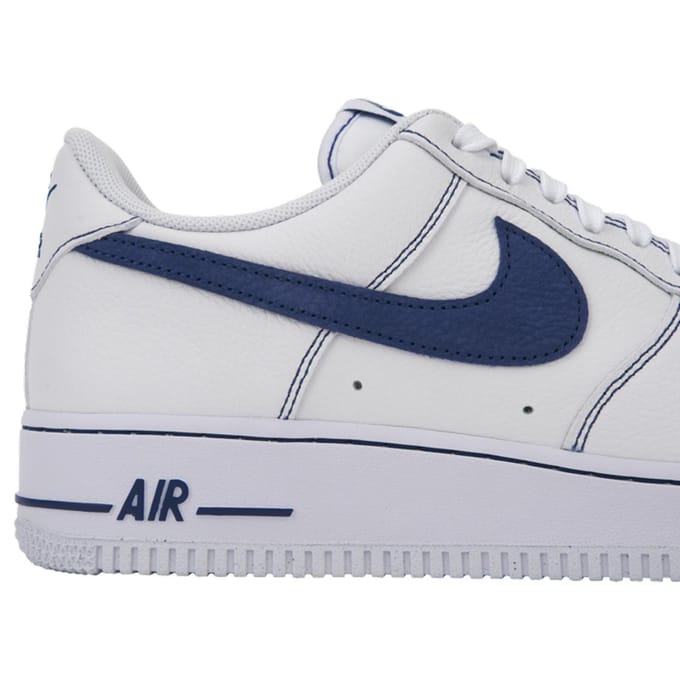 Nike Air Force 1 Low '07 LV8 White Deep Royal Blue - Maat 44