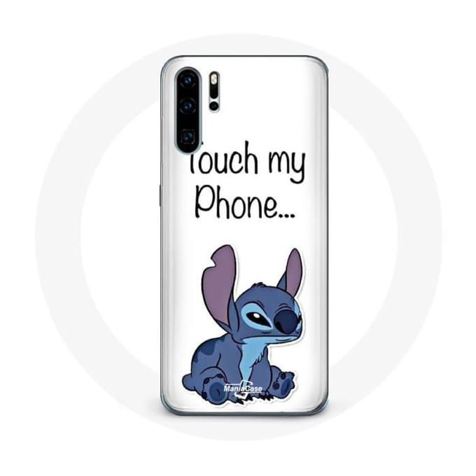 Coque - MANIACASE - Huawei P30 - Lilo et Stitch - Souple - Protection - Mignon blanc