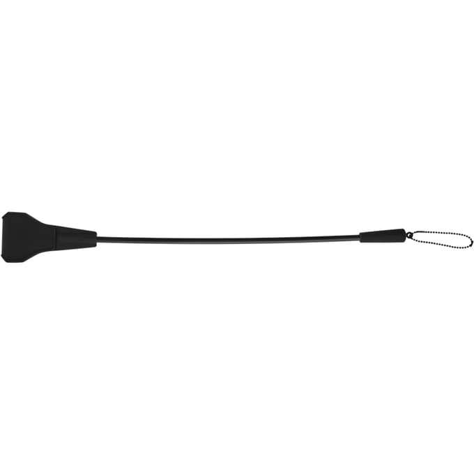 Rimba - Paardrijzweep Met Flapje - Siliconen - 42 cm lang