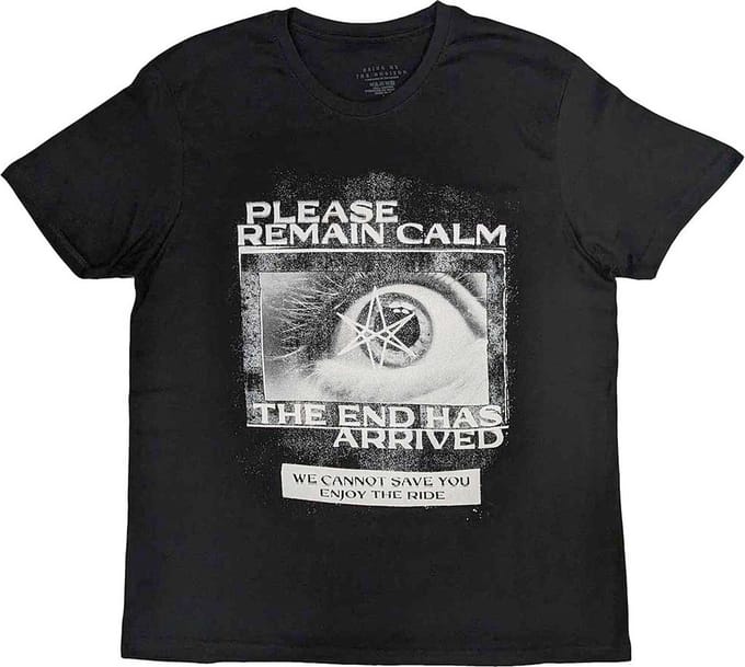 Bring Me The Horizon - Remain Calm FP Heren T-shirt - S - Zwart