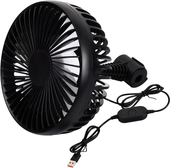 Usb Ventilator - Auto Ventilator - Airco Compact - Zwart