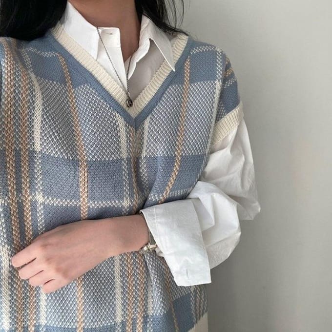 Pull Gilet Lâche Femme Automne Hiver Vintage Bureau Dame Col V Pull Pulls Tricots pour Femmes Pull XL grise