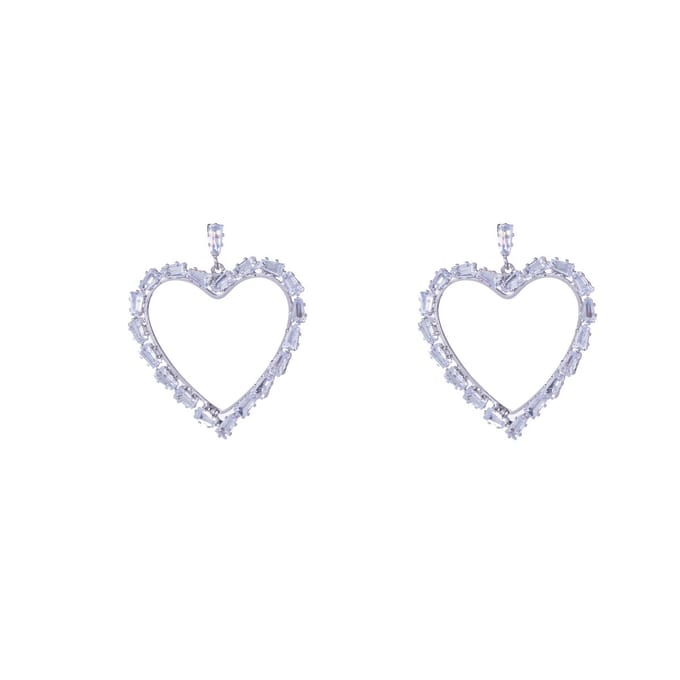 Go Dutch Label Oorknoppen sparkle heart Goud