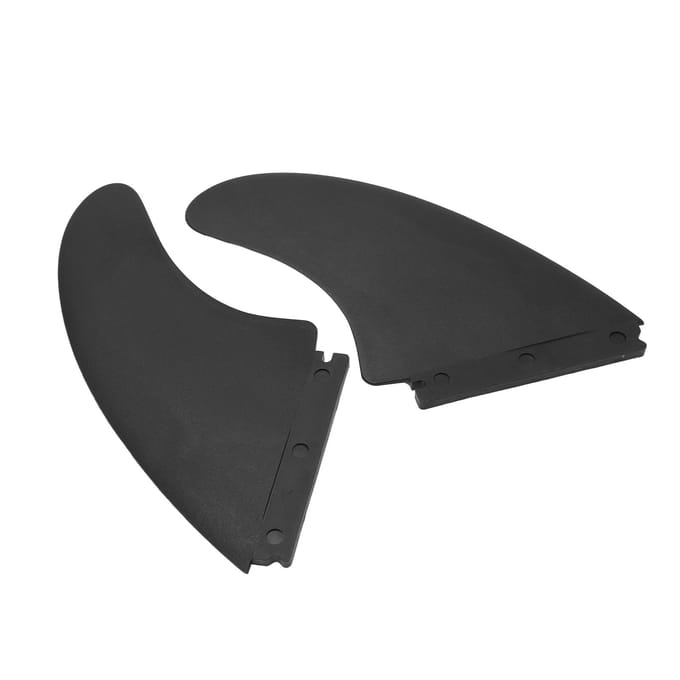 1 Paar Paddleboard Vinnen Vervanging Windsurfen PVC Surfboard Longboard Staartvin G7 black