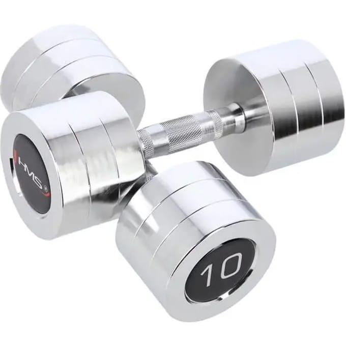 HMS Chroom Dumbbell Set - 2 x 10 kg