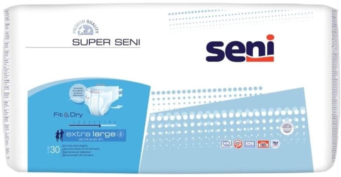Seni Super XL - 4 pakken van 30 stuks