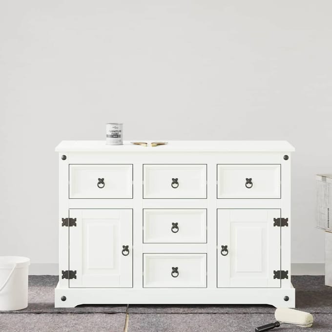 vidaXL Meubelverf Wit 0,75 L Wandprint