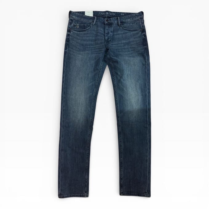 Cast Iron - Broek - Donkerblauw - Maat W33 X L34