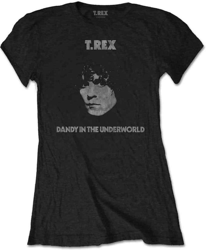 T. Rex - Dandy Dames T-shirt - S - Zwart