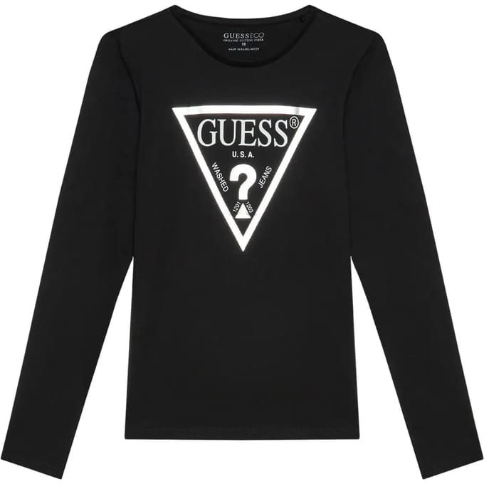 Meisjes-T-shirt met lange mouwen Guess Core