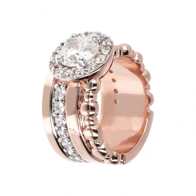 Bronzallure Altissima ring Brons 58