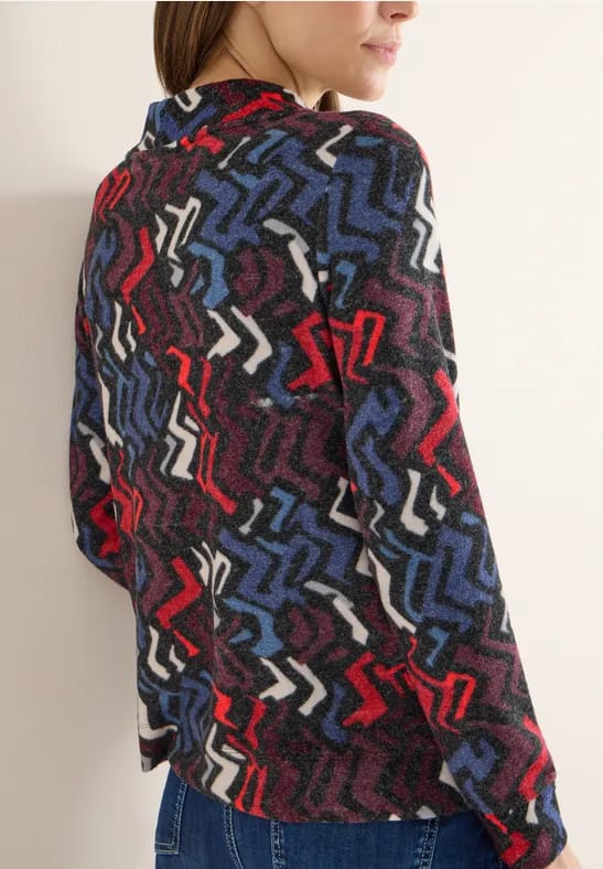 Shirt met grafisch patroon