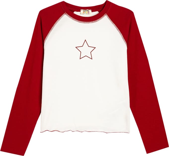 Ronde kraag Lange mouw T-shirt