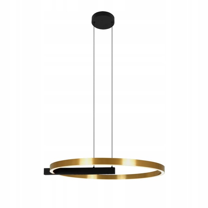Moderne LED Plafondlamp Zwart Goud Rond Decoratief voor Woonkamer