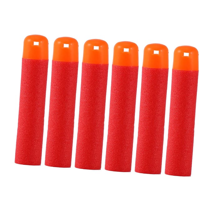 6 stuks Navuldarts 9,5 cm Kogelblaster Voor Mega Centurion Speelgoedpistool pink