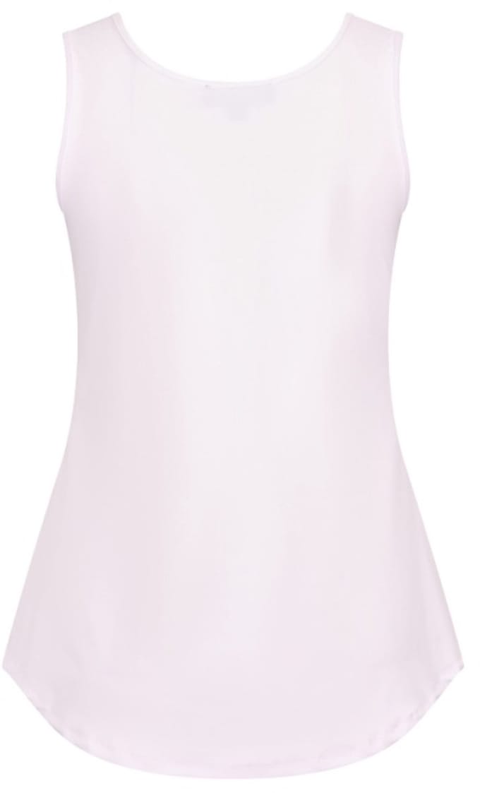MI PIACE - Travel Top met Kant Uni 2129 Off White - Maat : XXL