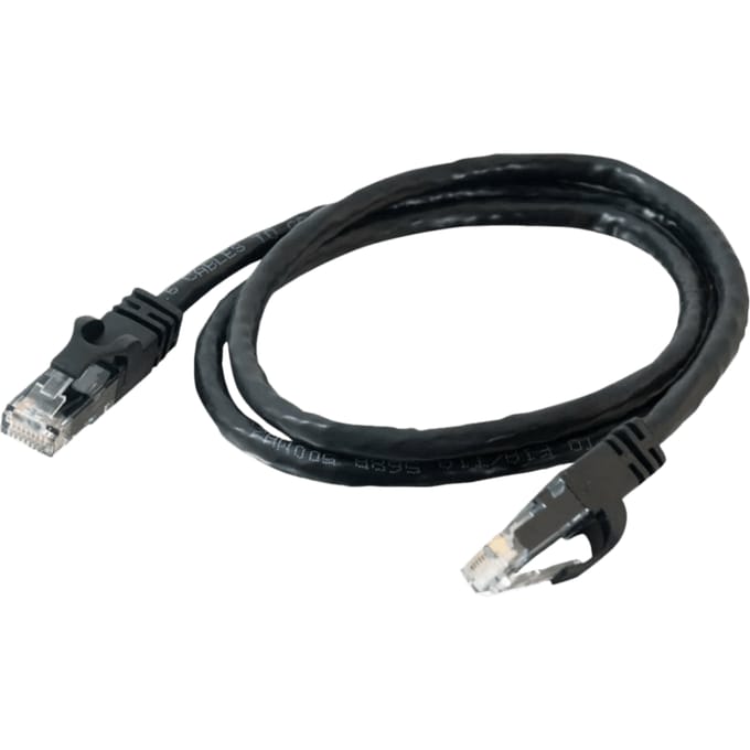 C2G 1m Cat6 Booted Unshielded (UTP) netwerkpatchkabel - zwart