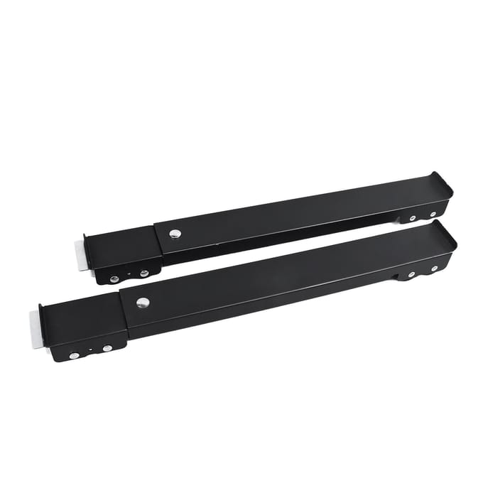Zware Uitbreidbare Apparatuurrollers Mobiele Wasmachinebasis Meubels Wasmachine Dolly black