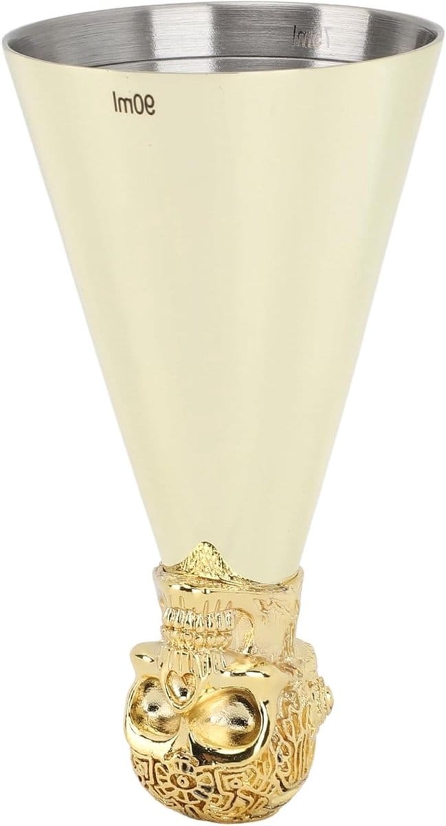 Cocktail Jigger van RVS voor Perfecte Maatvoering, Ideaal voor Thuisbar en Bartending, 2.4 x 4.3 Inch