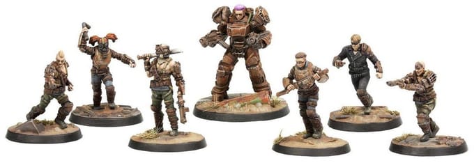 Fallout: Wasteland Warfare - Raiders Core Set - Uitbreiding - Modiphius Entertainment - Ongeschilderd