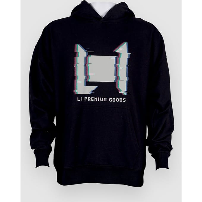 L1 VHS Hoodie zwart