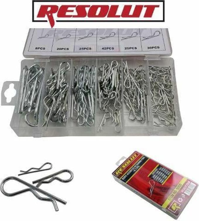 Borgclip / R-clip assortiment 150-delig