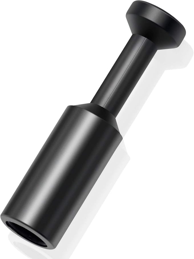 KZQ Steekfitting Plug 8mm, Push-to-Connect Fitting van PBT Hars, Geschikt voor Persluchtleidingen, Set van 20 Stuks, Buitendiameter 8 mm