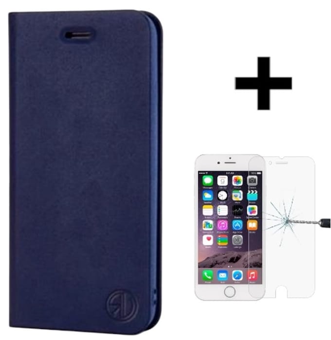 Apple iPhone 7/8 plus Magnetisch Rico Vitello Wallet Case Blauw