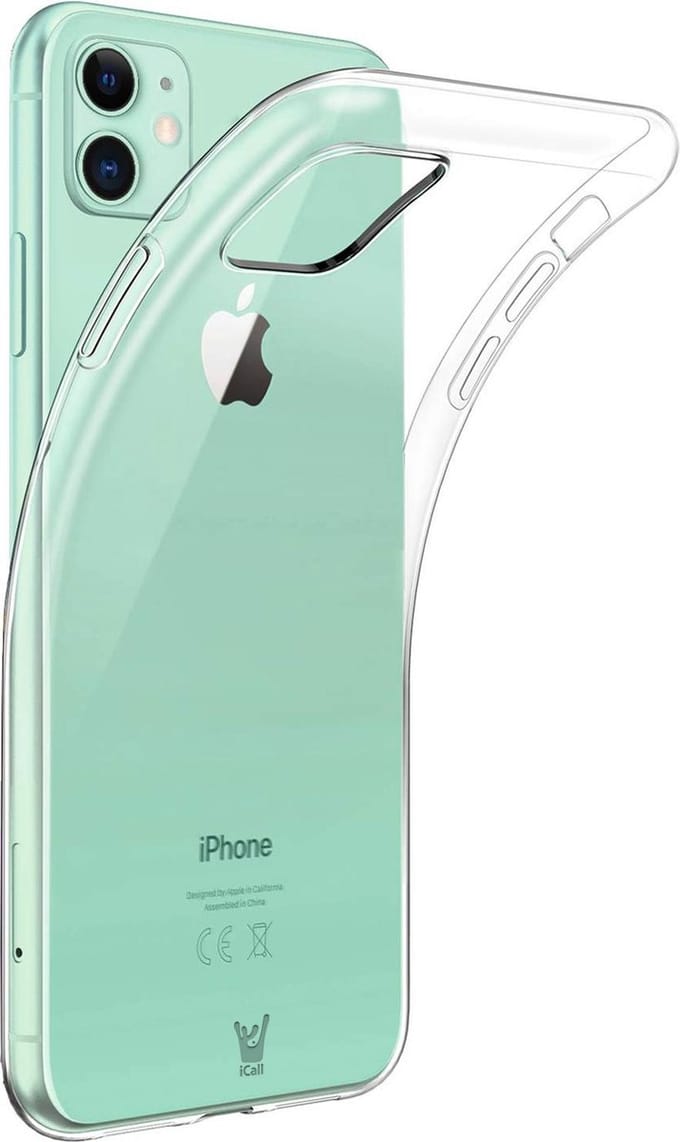 Hoesje geschikt voor iPhone 11 - Back Cover Case Transparant