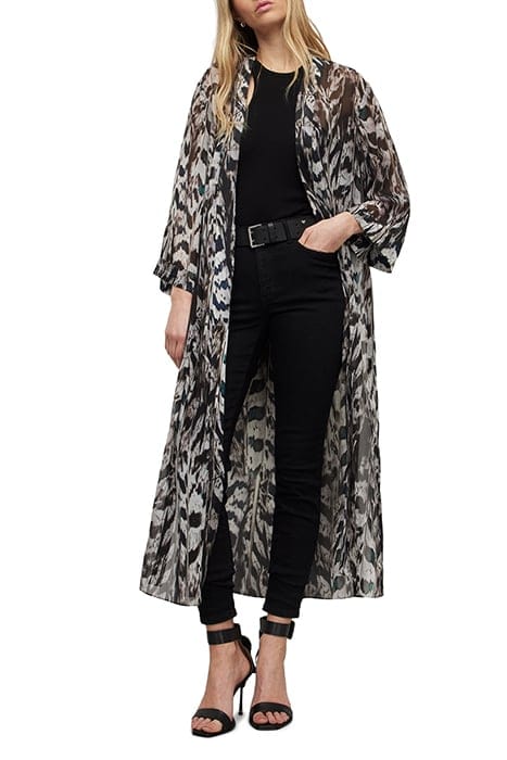 AllSaints Carine Ines Kimono White Mono Größe: 4 | Bademäntel Outlet | Damen | Weiß