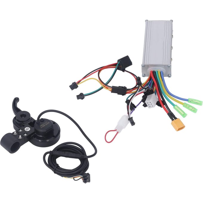 36V 48V 500W 2 in 1 Motor Borstelloze Controller Waterdicht LH100 LCD-displaypaneel Kit voor Elektrisch white