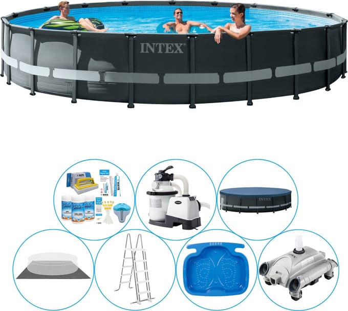 Ultra XTR Frame Rond 610x122 cm - Zwembad Bundel