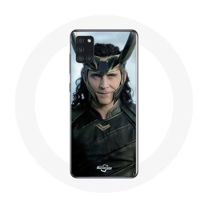 Coque - Maniacase - Samsung Galaxy A21S - Souple - Noir - Loki Thor Ragnarok noir