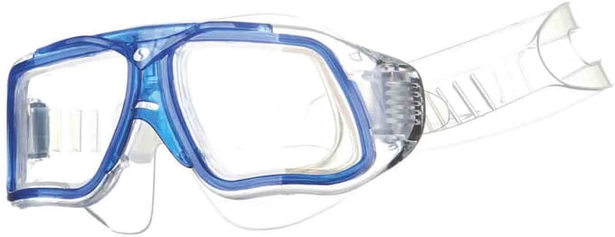 Salvas duikbril Tonic Vision blauw siliconen voor volwassenen.