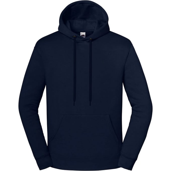 Fruit of the Loom Heren Iconic Premium Hoodie (Deep Navy)