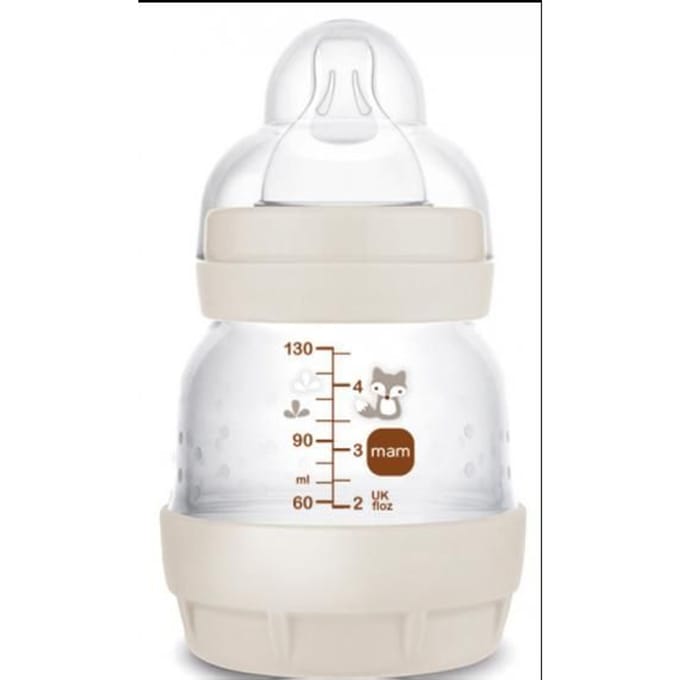 MAM Zuigfles Easy Start 130 ml 0 Maanden Debiet 0 Extra Traag (Modellen : Zand)